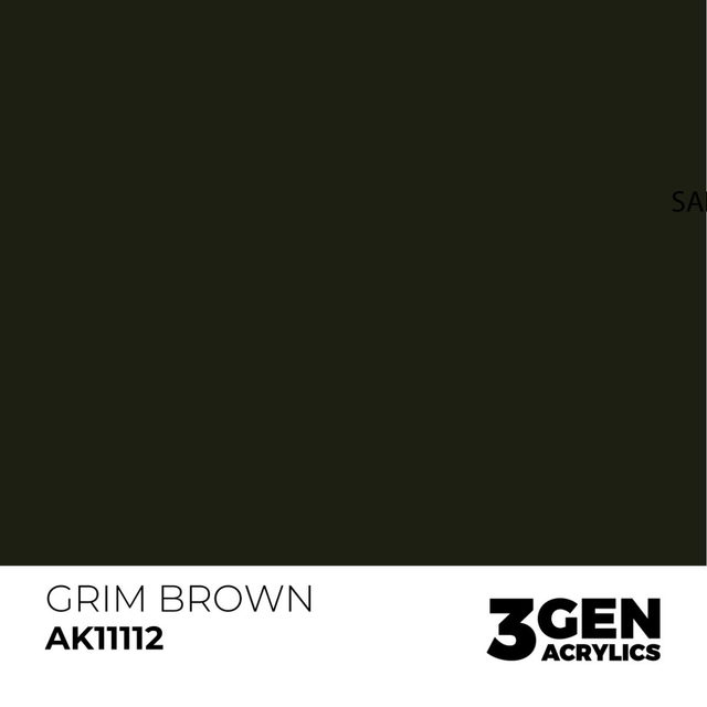 3rd Gen. Acrylics 112 Grim Brown