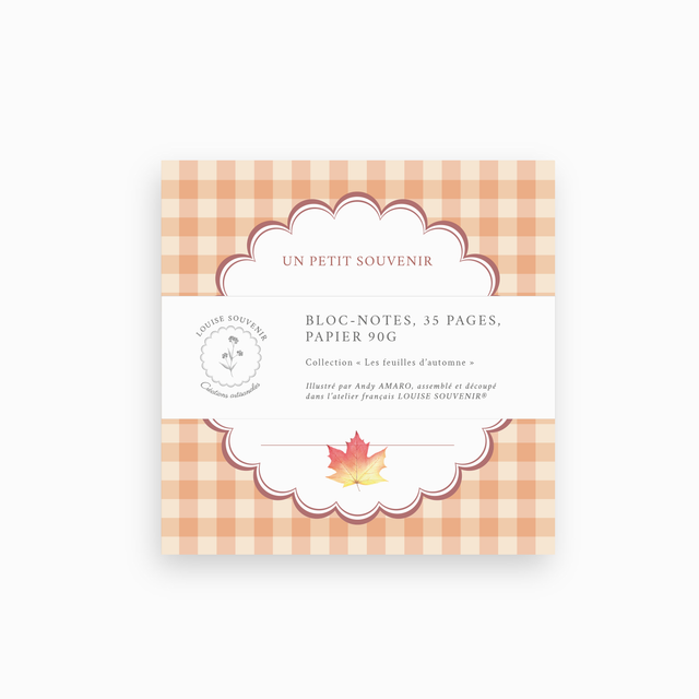 Bloc-notes - Les feuilles d&#039;automne 