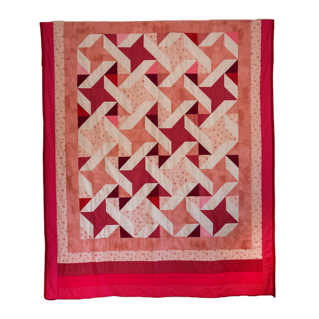 Estrela da Amizade - Manta de Patchwork