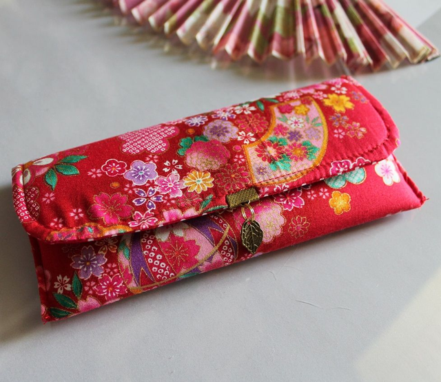 Étuis à lunettes sur mesure "Miya" rouge