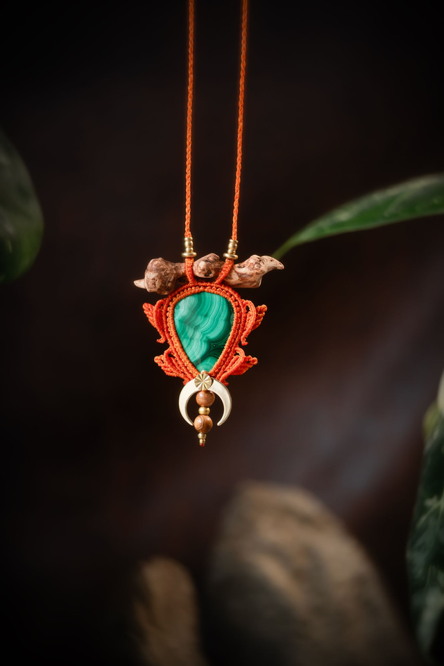 Verdelune - Talisman malachite