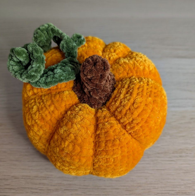 Citrouille au crochet décorative - Décoration d'automne 🍂