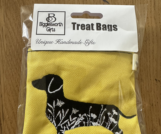 Treat Bag - Floral Dachshund