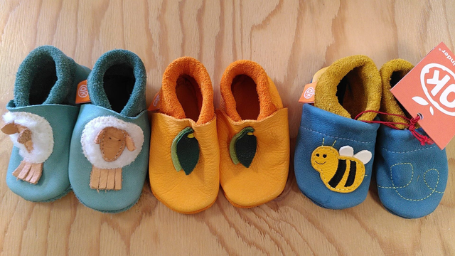 OrangenKinder - Chaussons à semelle souple