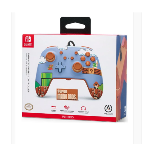 Control Nintendo Switch Super Mario Bros Power A / Con cable
