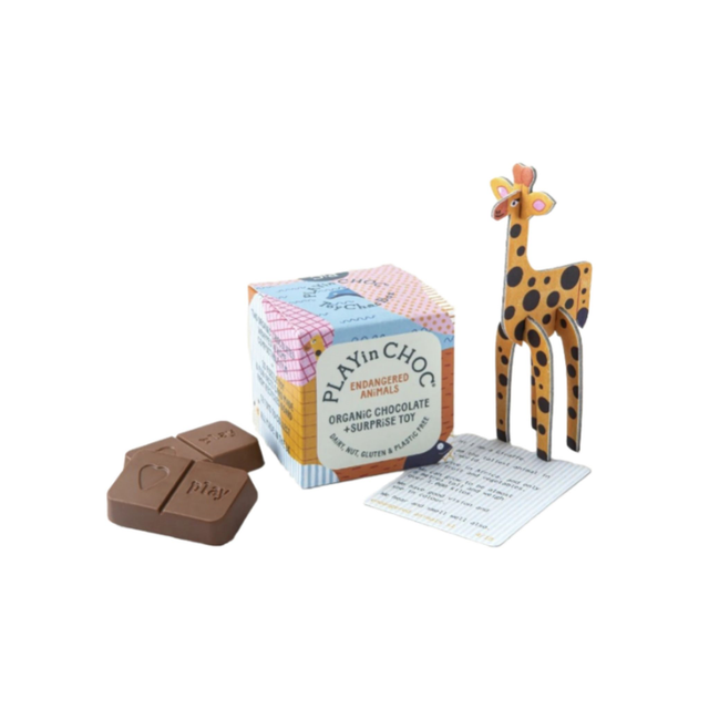 PLAYINCHOC Schoko+Bedrohte Tiere