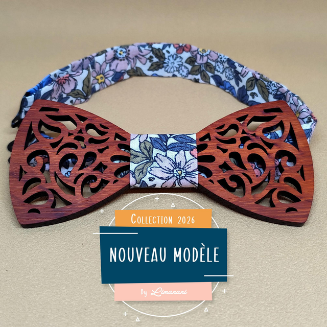 PŪREHUA – Le nœud papillon en bois ajustable