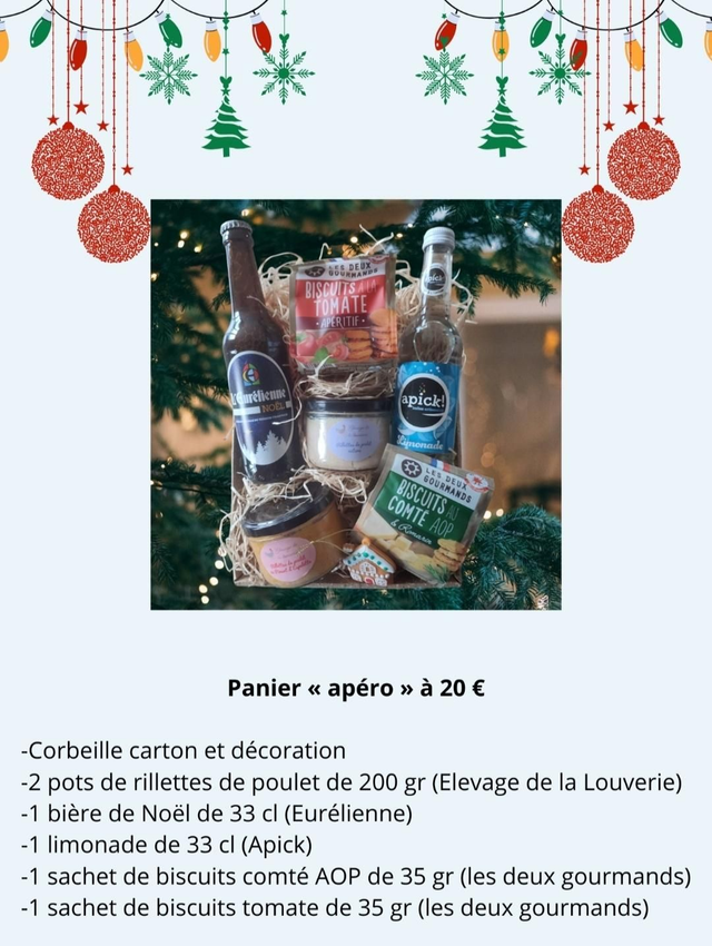 Panier garni "apéro"