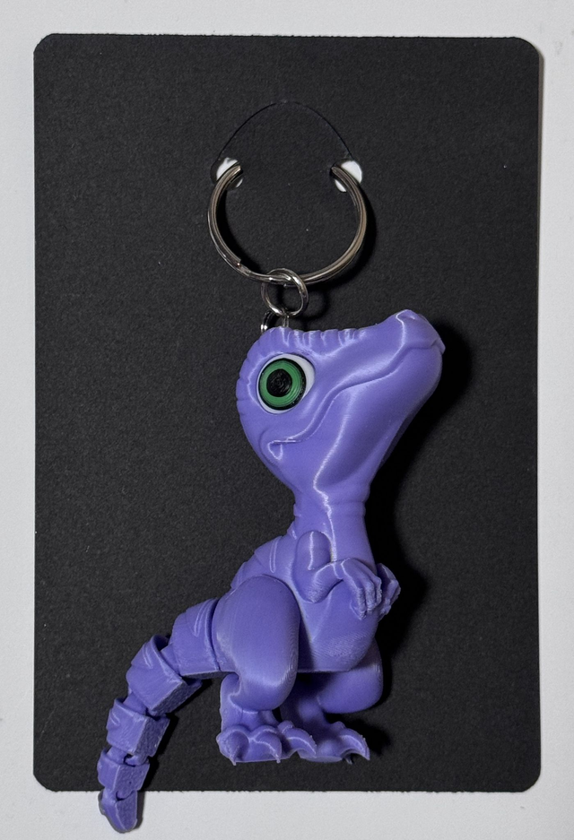 Porte-clés Velociraptor Articulé 01