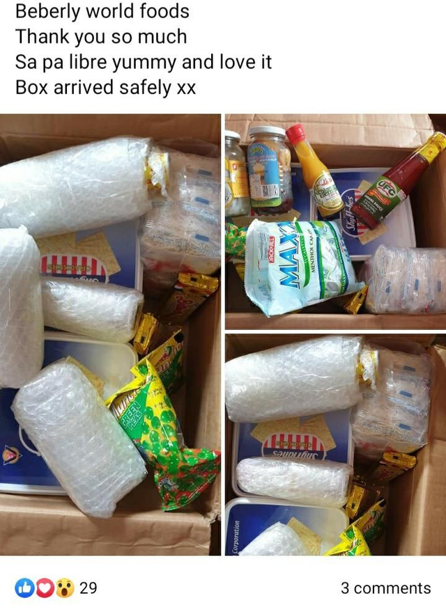 CUSTOMER ATE BELINDA- ENGLAND