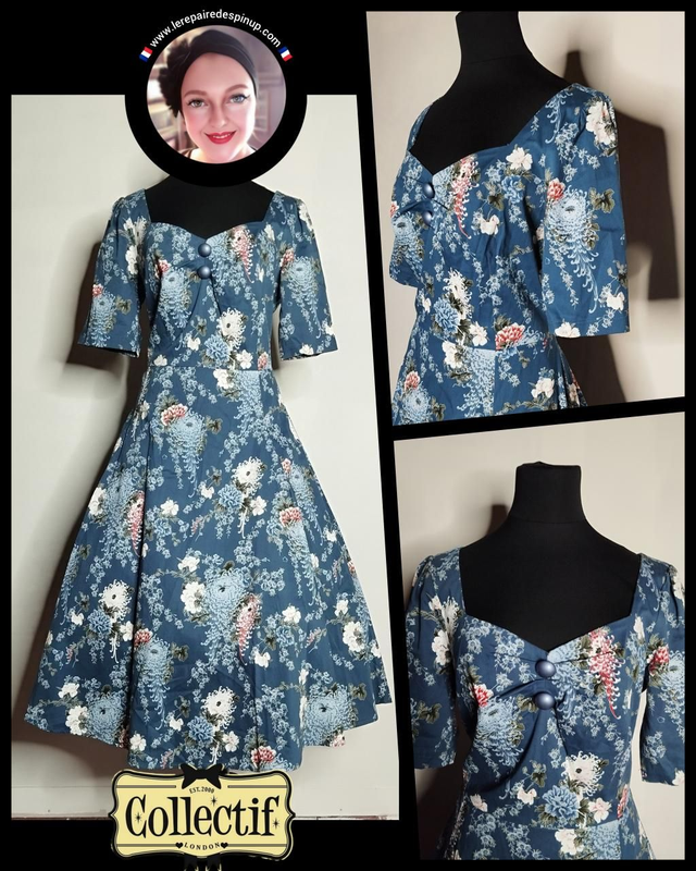 Robe Collectif Dolorès Garden Floral T44/46