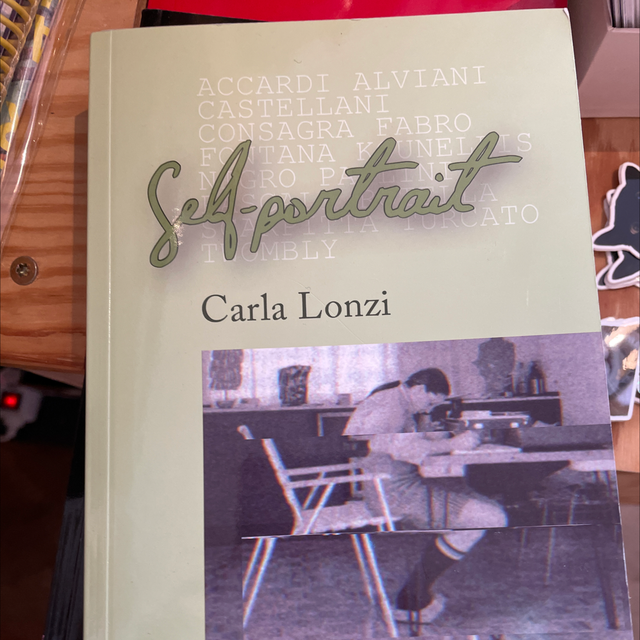 Self Portrait Carla Lonzi
