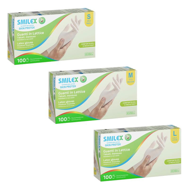 SMILEX GUANTI LATTICE BIANCHI/VARIE TAGLIE