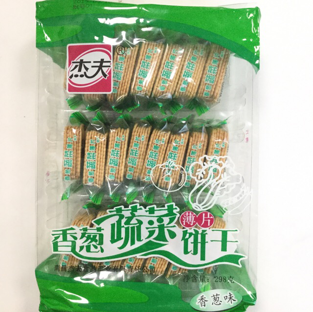 Mini biscotti sottili jiefu 杰夫饼干298g