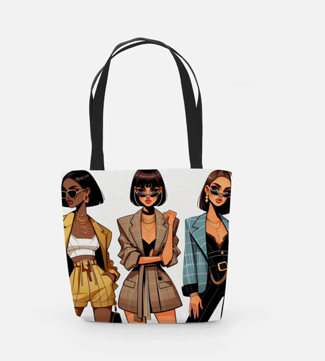 Monday morning fashions - tote bag 