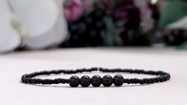 Bracelet | Obsidienne Noire - Éléments