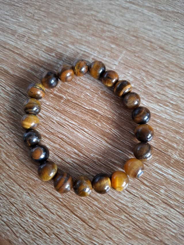 Tiger's Eye beaded bracelet 10mm beads