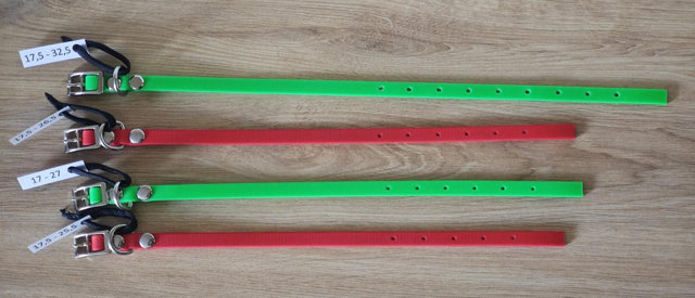 Collier biothane chiot ou petit chien pour la médaille d&#039;identification 🏅