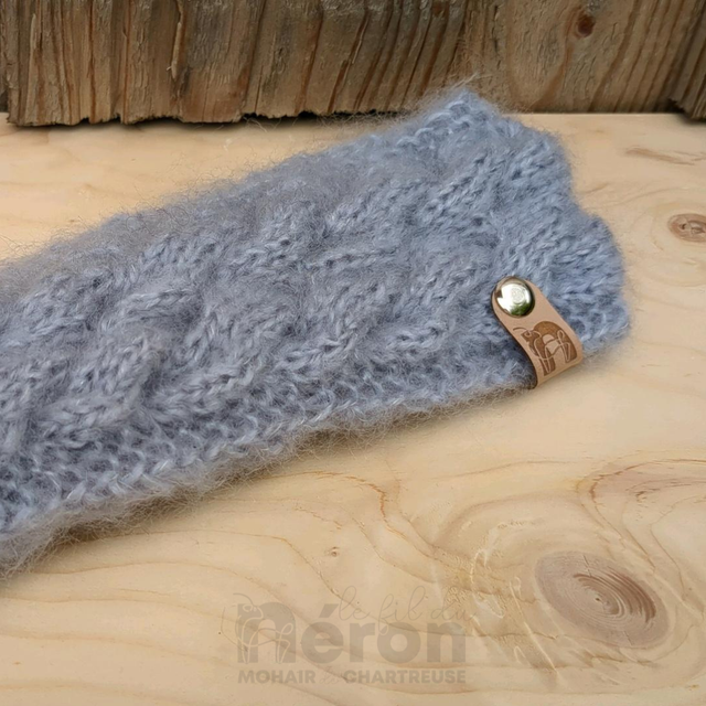 Bandeau Clémencières tricoté à la main