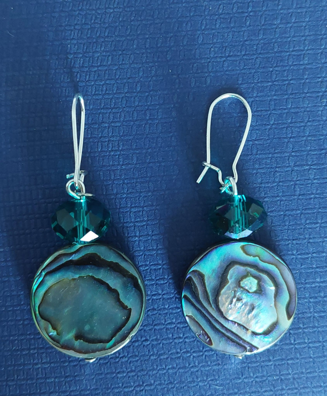 Boucles d&#039;oreilles en Abalone