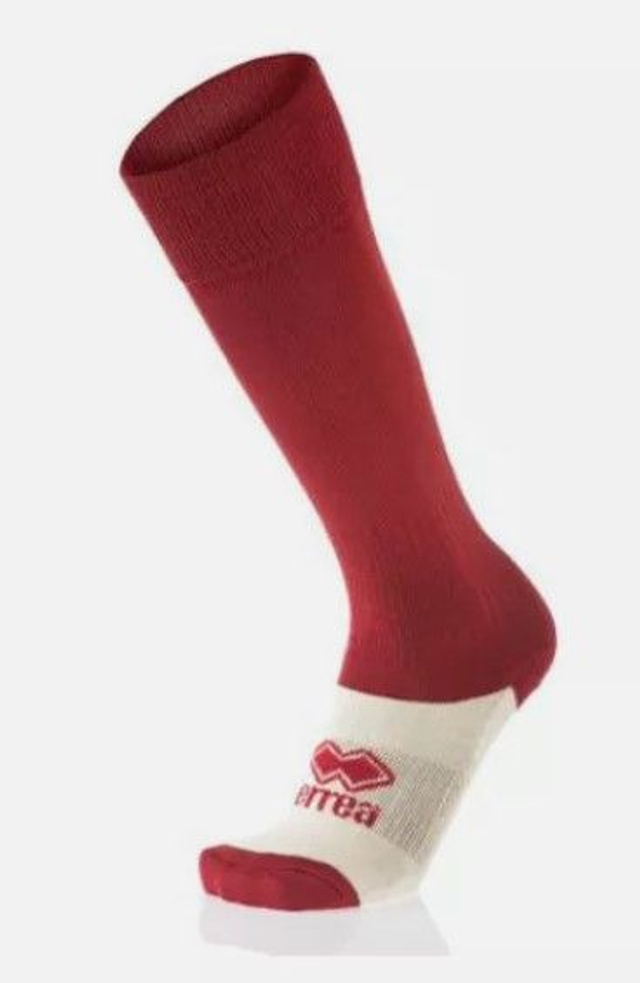 Errea Junior (UK 6-8) socks Claret