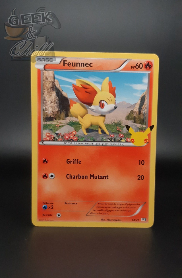 Carte Pokémon - 25th Anniversaire - Promo McDo 2021 - Feunnec