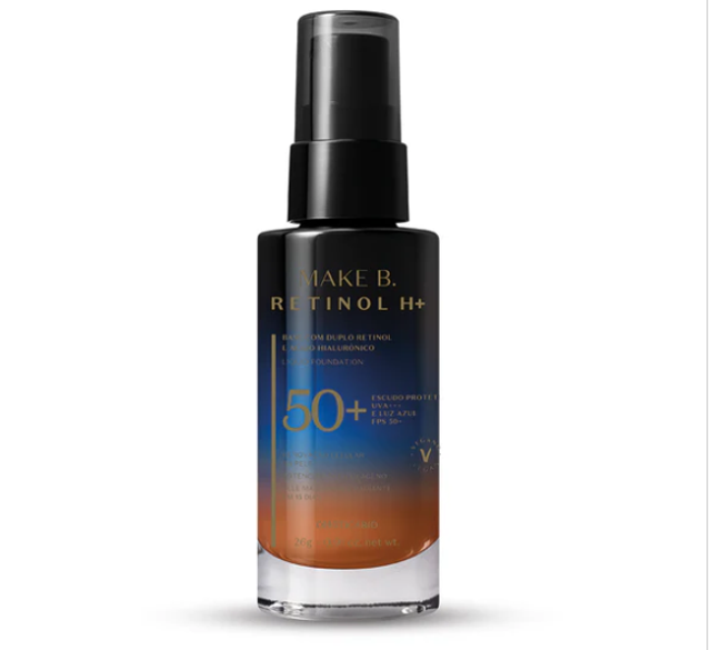 Make B. | Base Líquida FPS50 + Retinol H+ Make B. 30ml-0.91 oz. net wt.