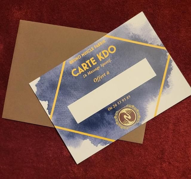 CARTE KDO MASSAGE 1H