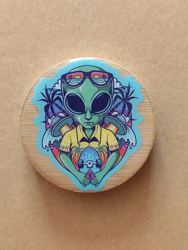 Décapsuleur magnétique bonhomme vert pour frigo