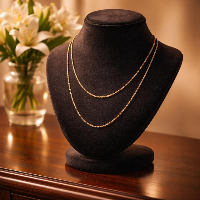 Chaîne "Doré" acier inoxydable 