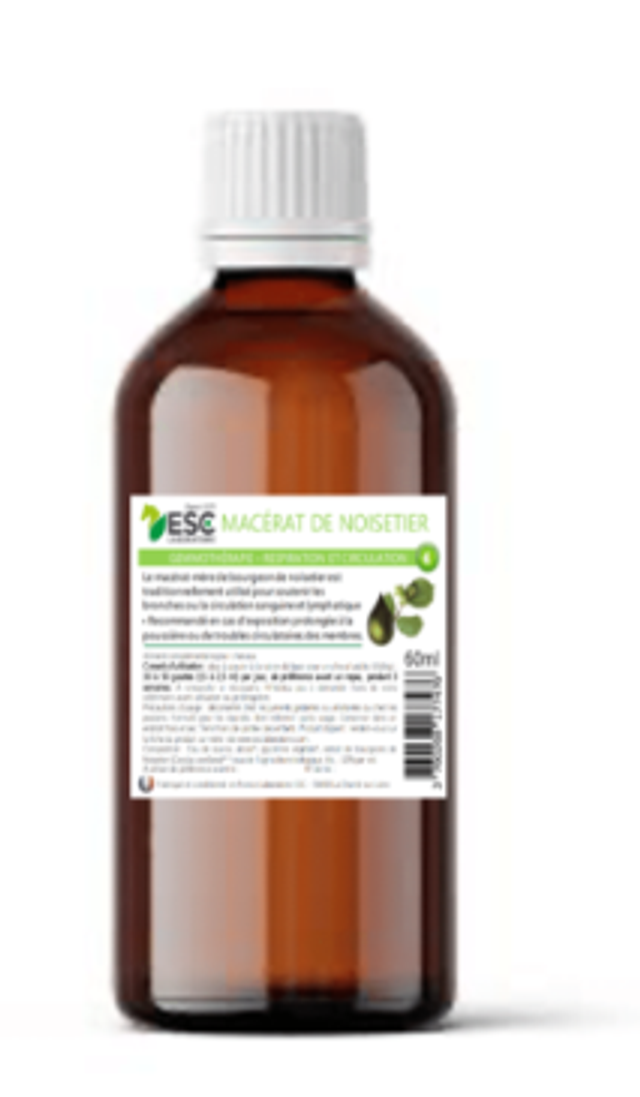 MACERAT DE BOURGEON DE NOISETIER – Gemmothérapie cheval – Respiration et circulation