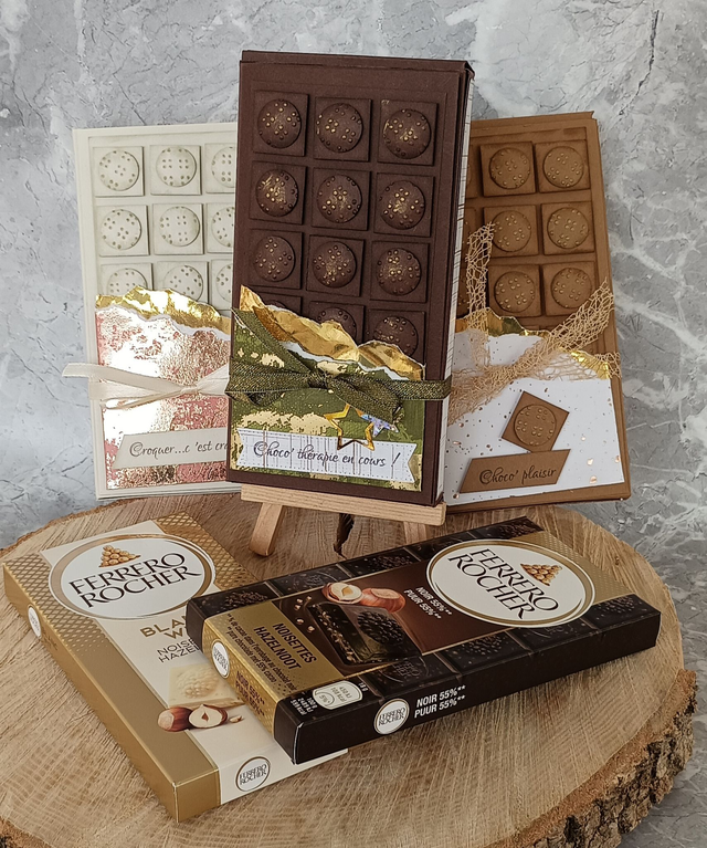 Carte Boîte Cadeau Fait Main - Tablette Chocolat Ferrero