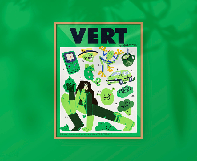 Série couleurs - 💚 VERT 💚