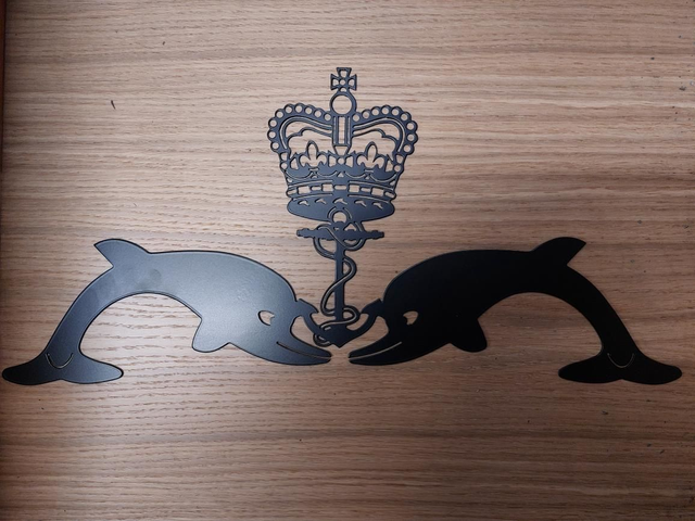 Submarine Dolphins Badge
