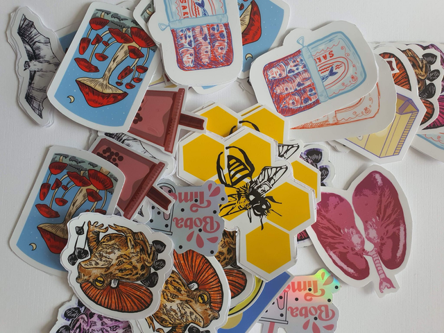 5 Vinyl Stickers Lucky Dip