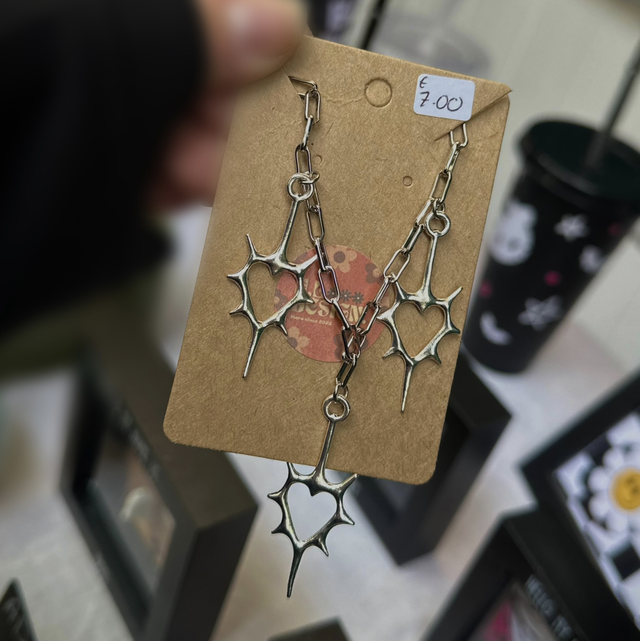 Spike Heart Necklace