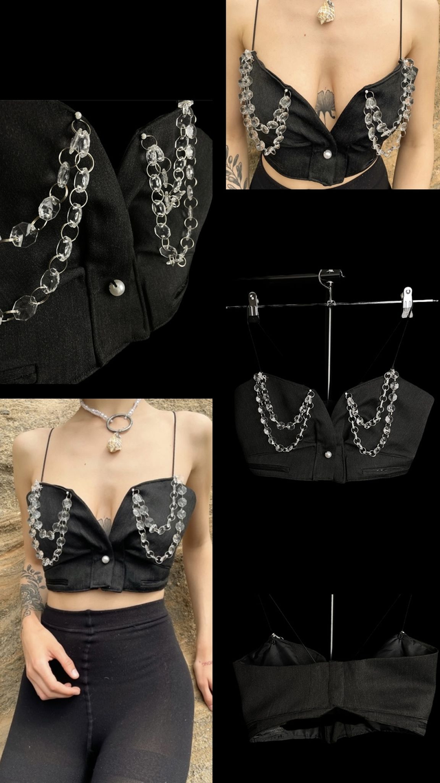 Bustier Upcycled - Lucien(ne) XS