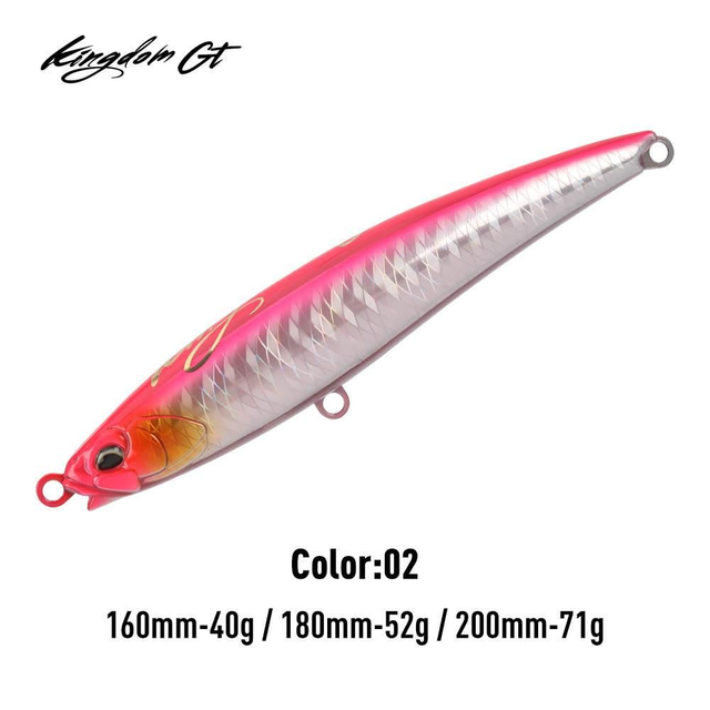 🎣 Leurre KINGDOM GT Pencil 160F – Hellfire – 40g