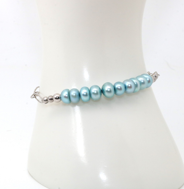 Armband Lola – Eleganz in Silber und Perle