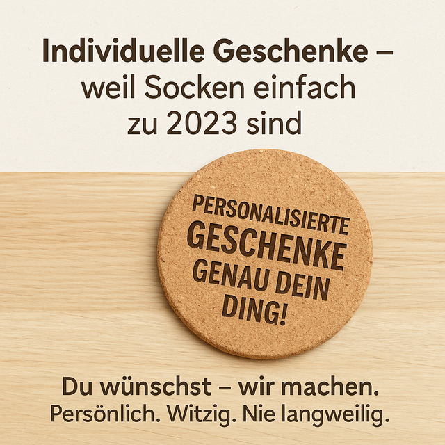 Individuelle Geschenke – weil Socken einfach zu 2023 sind