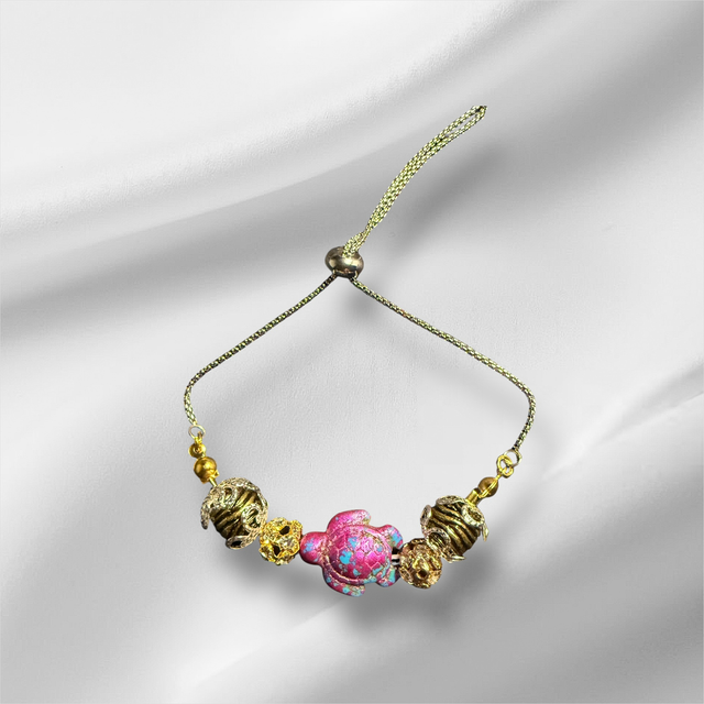 Armband Pinke Schildkröte