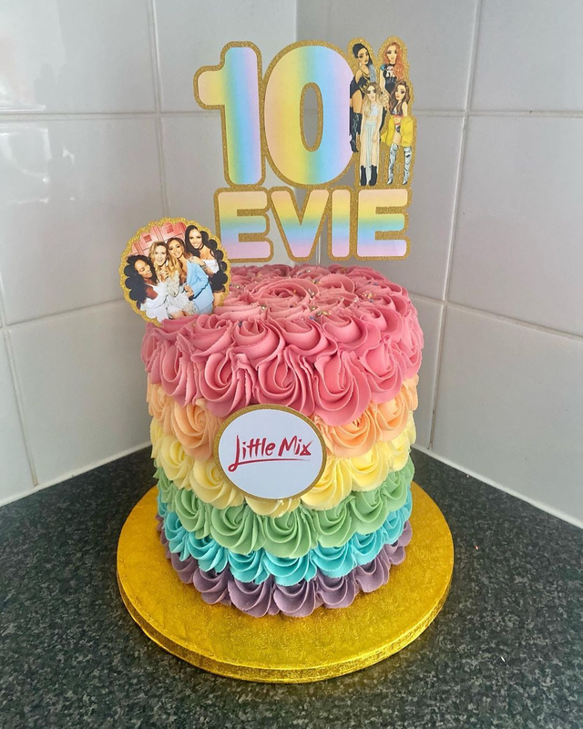 Rainbow Birthday Cake 