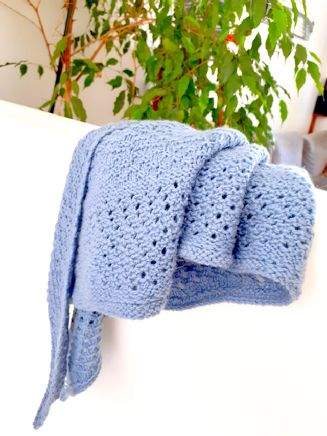 Châle mérinos d&#039;arles Ciel d&#039;Orage