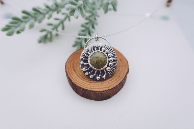 Maidenhair Spleenwort Necklace