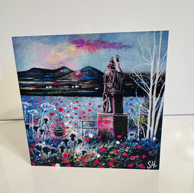 Greetings card- William Wallace at Bemersyde