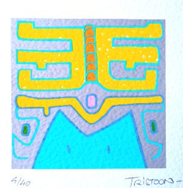 Sérigraphie Wolfi Maya