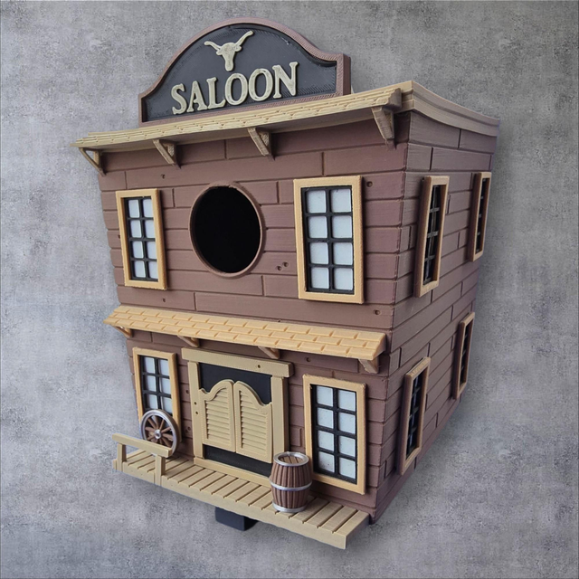 Nichoir à oiseaux - Saloon