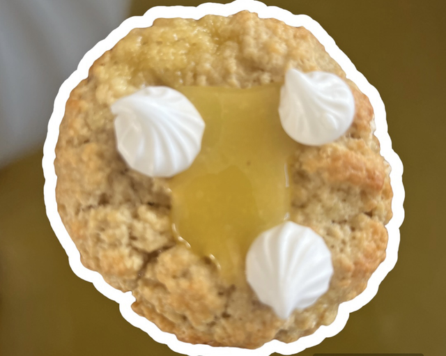 Cookie citron meringuée 