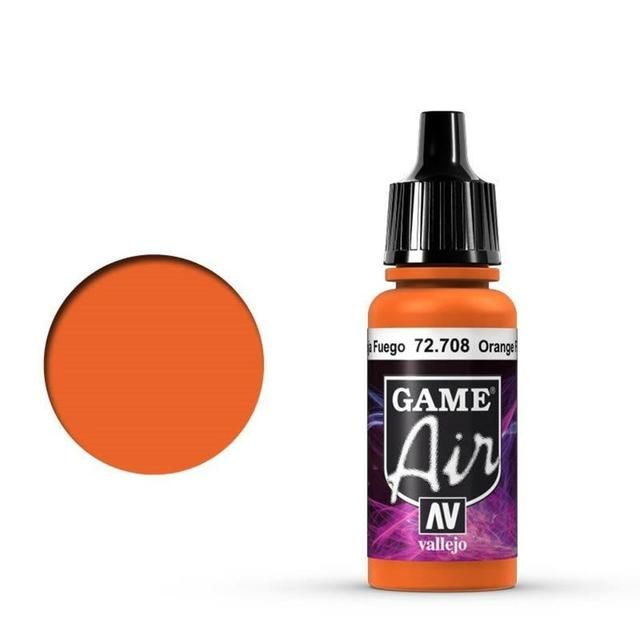 Vallejo Game Air Orange Fire Paint