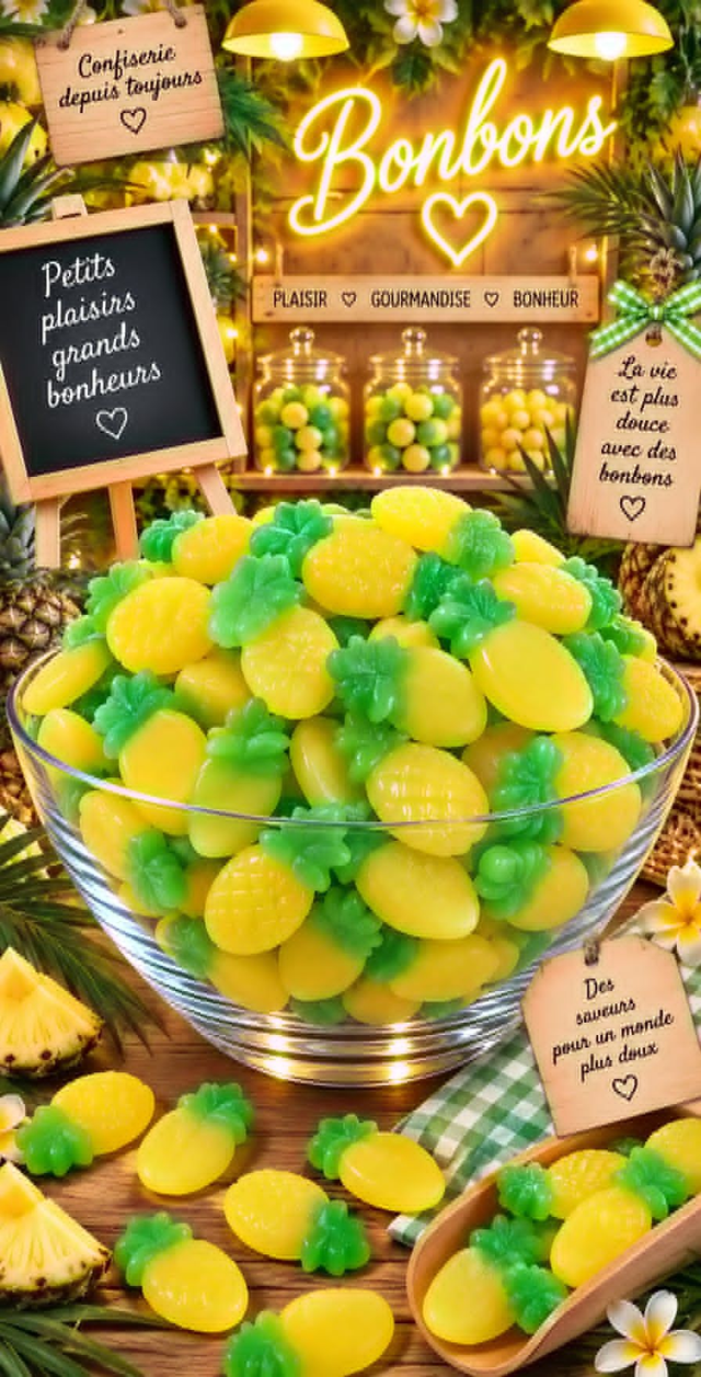 ananas lisse 100g